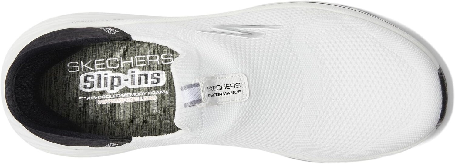 Кроссовки Max Cushioning Elite 2.0 Eternal Hands Free Slip-Ins SKECHERS, цвет White/Black — фото 2