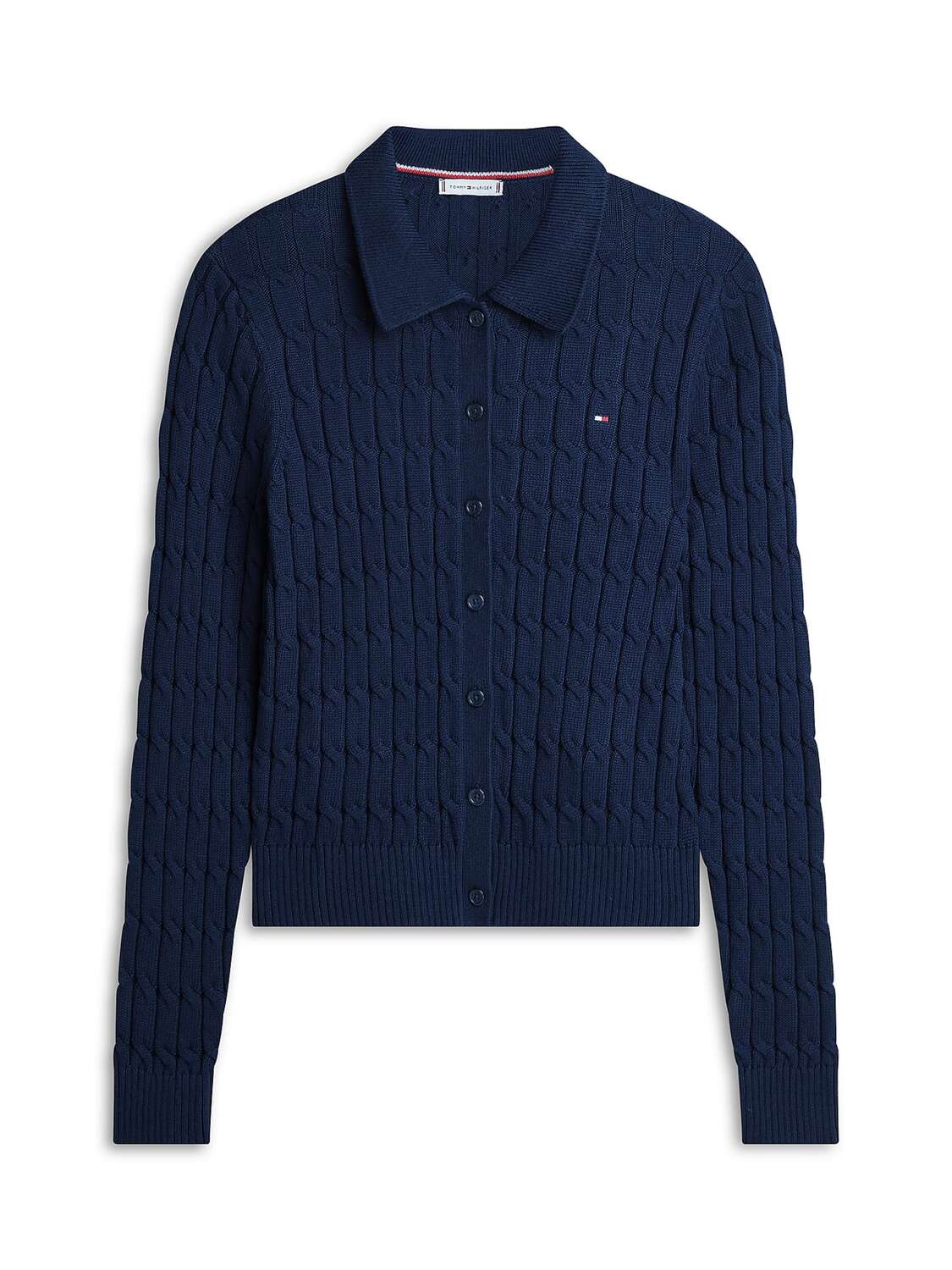 

TOMMY HILFIGER Трикотажный кардиган в темно-синем цвете