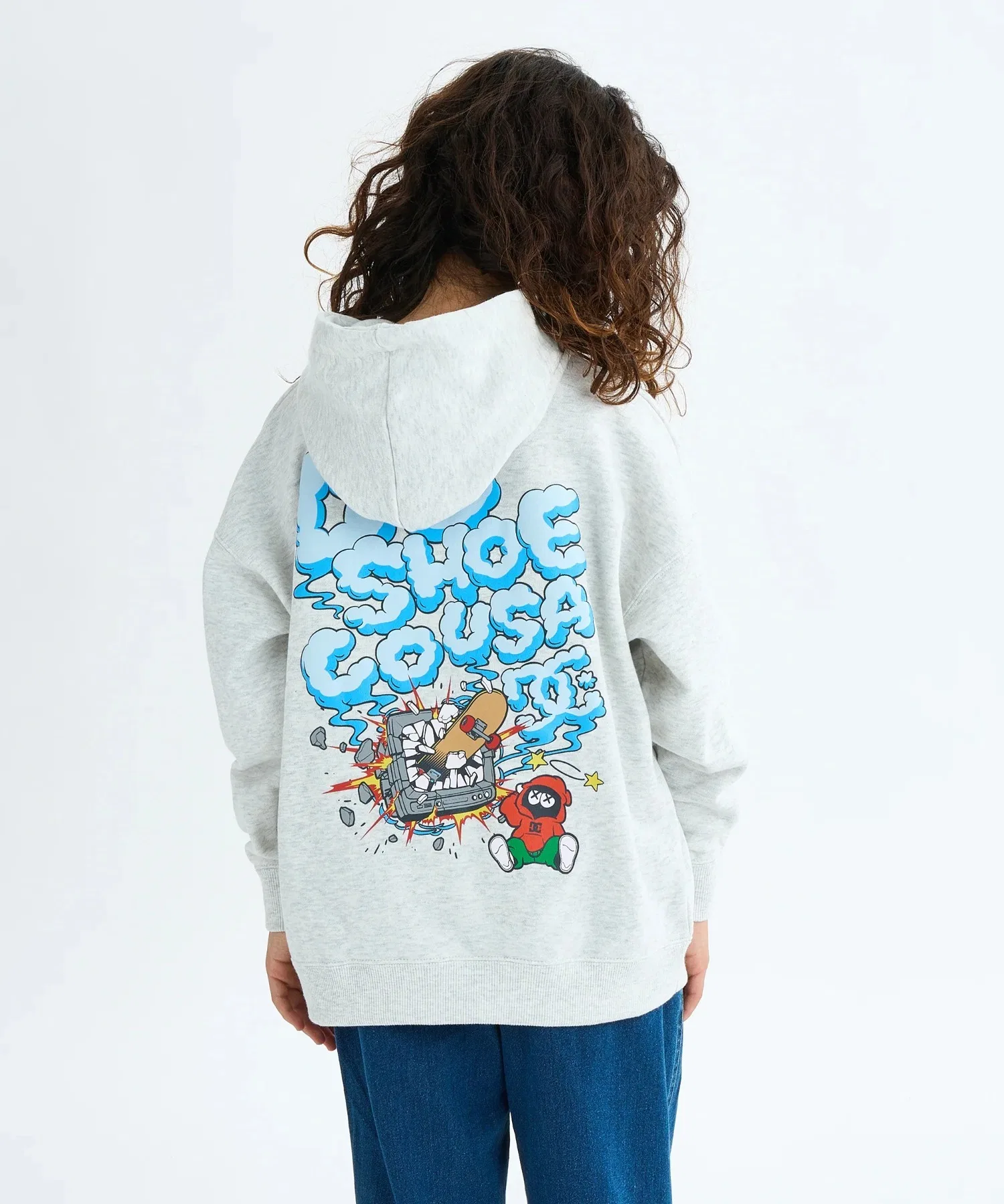 Детская толстовка с капюшоном и принтом на спине 25 KD CLASH DECK PH / DC