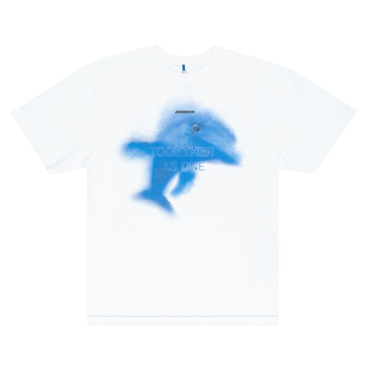 

Футболка Ader Error Semi-Oversized Fit T-Shirt 'Off White', кремовый