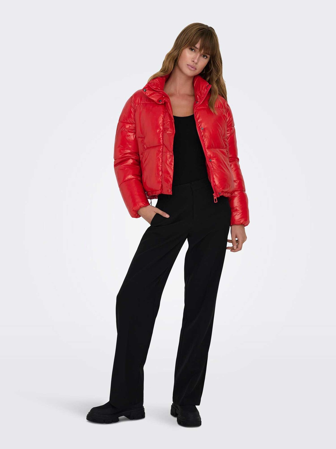 

Куртка Only ONLSKY SHORT PUFFER CC OTW, красный