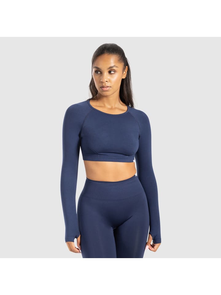 

SMILODOX Футболка с длинными рукавами Linnea темно-синего цвета, Синий, SMILODOX Футболка с длинными рукавами Linnea темно-синего цвета