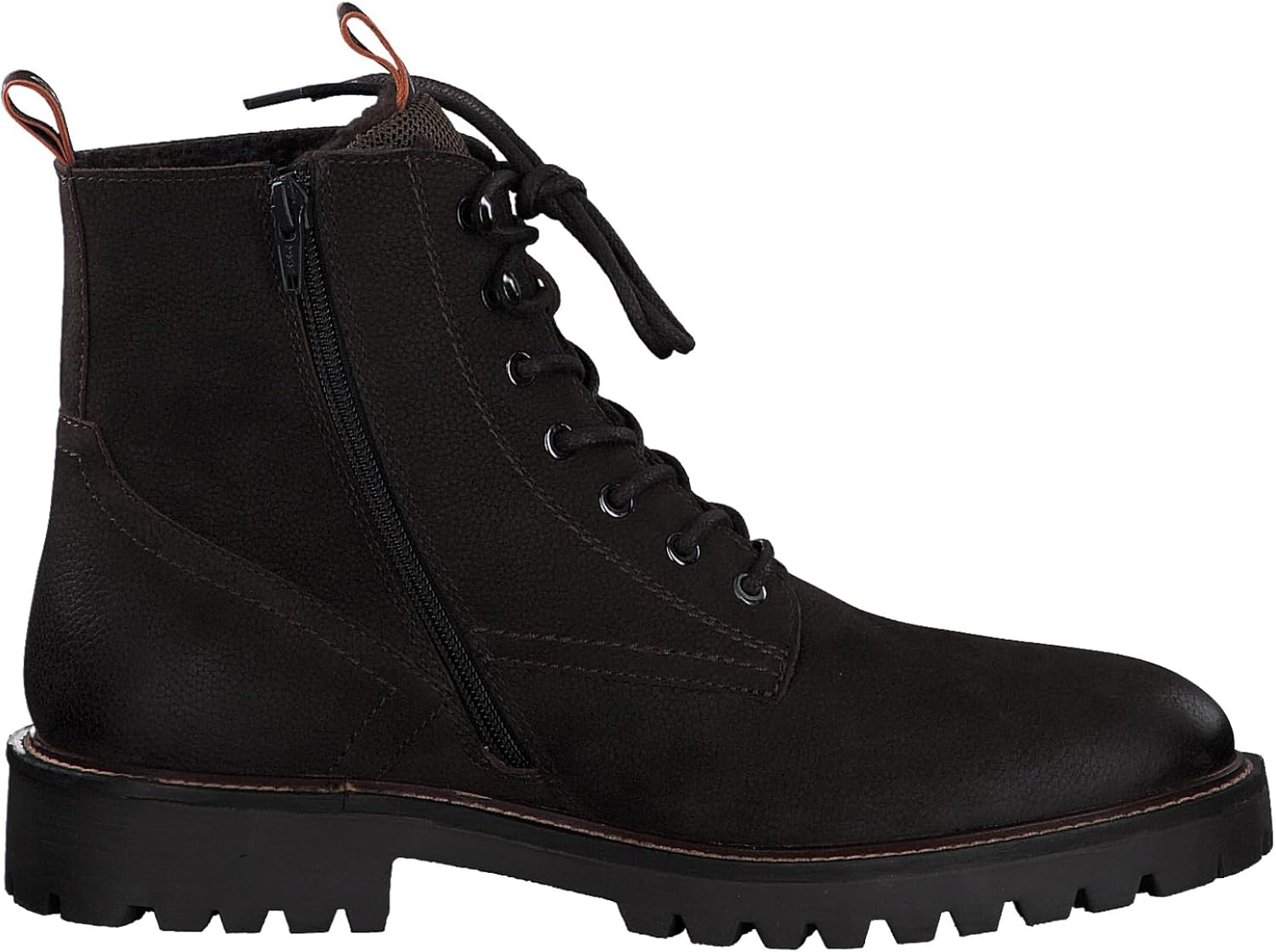 Мужские современные ботинки на шнуровке MARCO TOZZI, Mocha Nubuck — фото 4