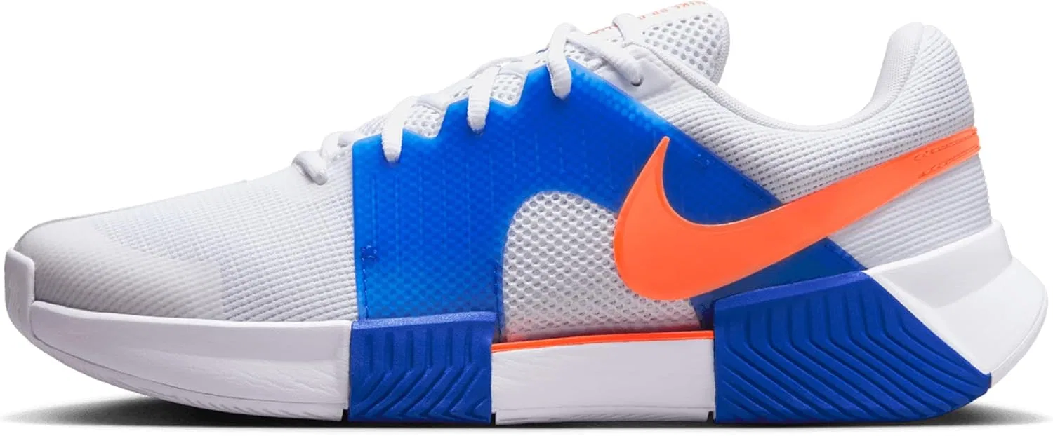 Мужские теннисные кроссовки Nike Zoom GP Challenge 1, белый/Hyper Royal/Hyper Crimson