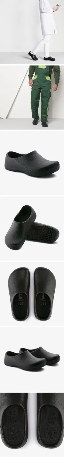 Мужские чёрные клоги Profi Birki Fusion PU от Birkenstock — фото 3