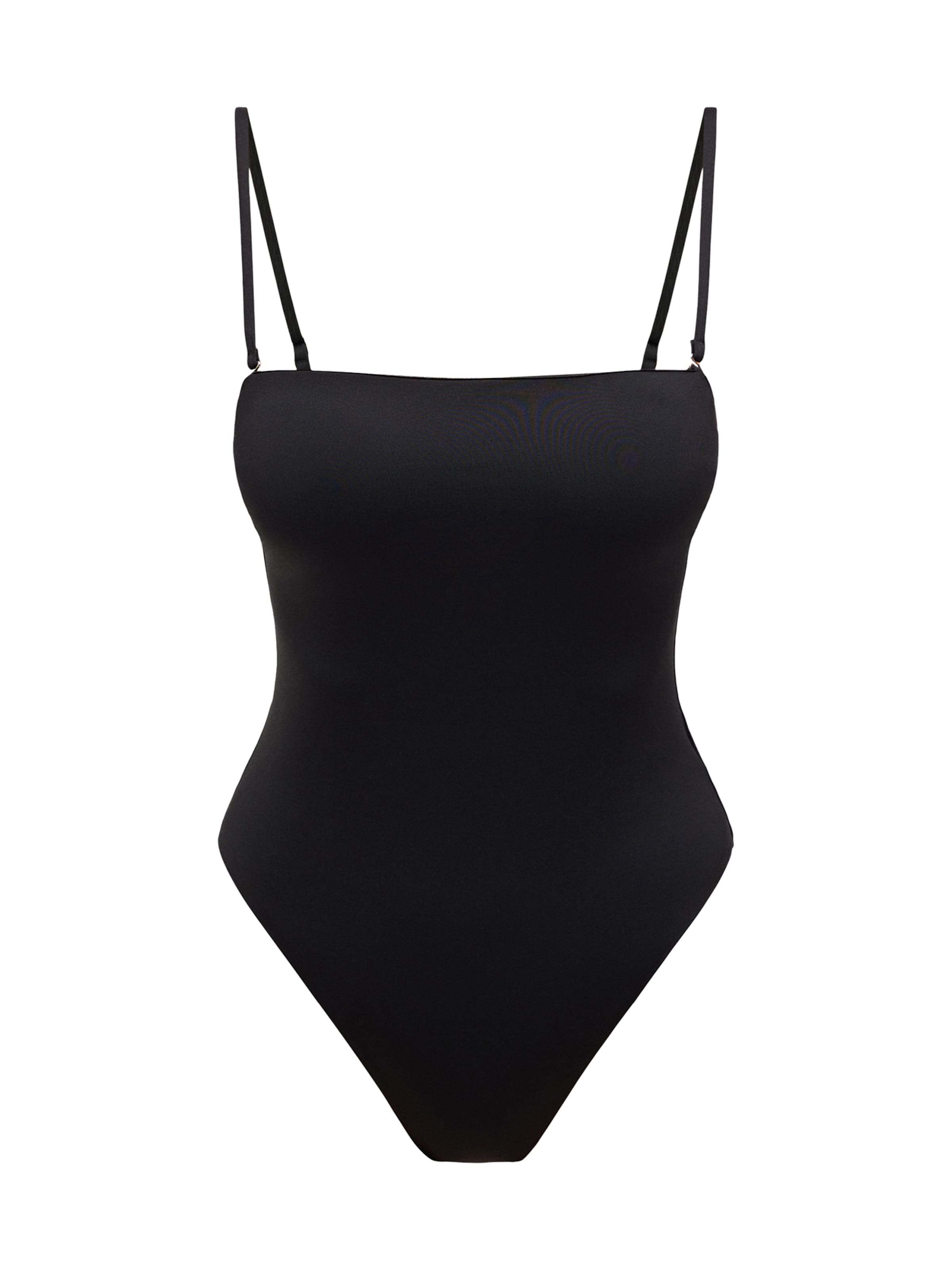 

Calvin Klein Swimwear Купальник-бандо 'Essentials' в черном цвете