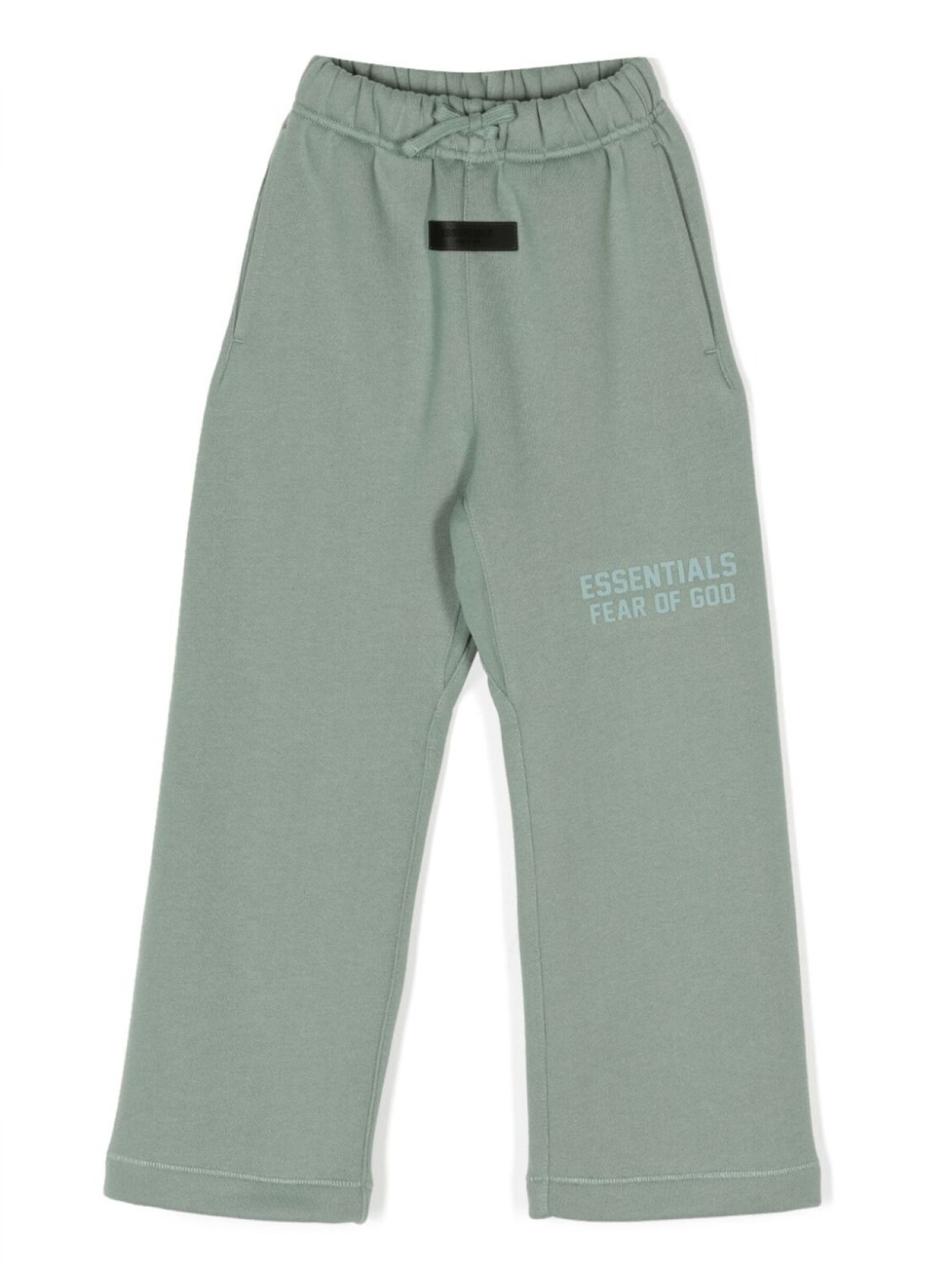 

FEAR OF GOD ESSENTIALS KIDS спортивные брюки с кулиской и логотипом, зеленый
