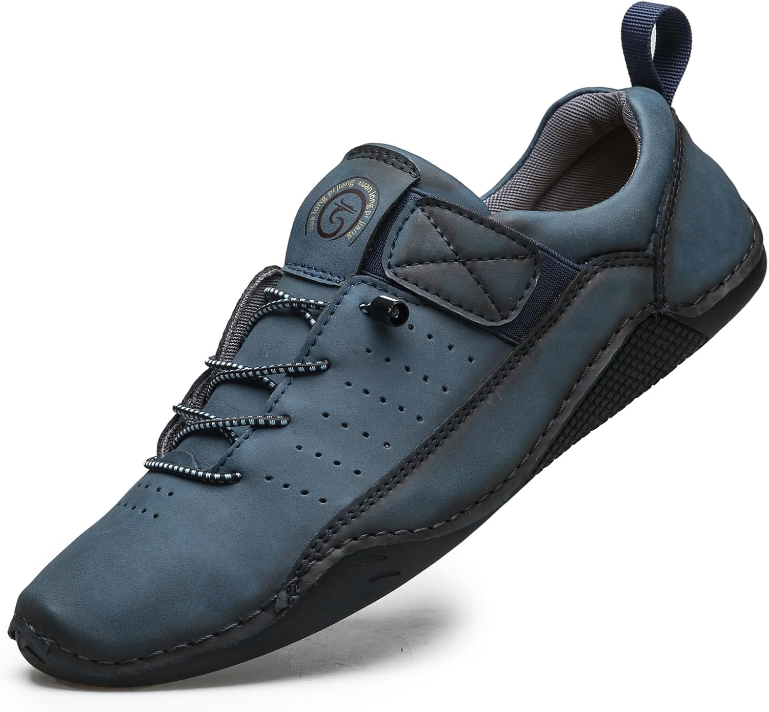 

Мужские повседневные туфли на шнуровке с легкой надевкой, обувь в форме осьминога, удобные, нескользящие, дышащие и модные Lhyxu, синий