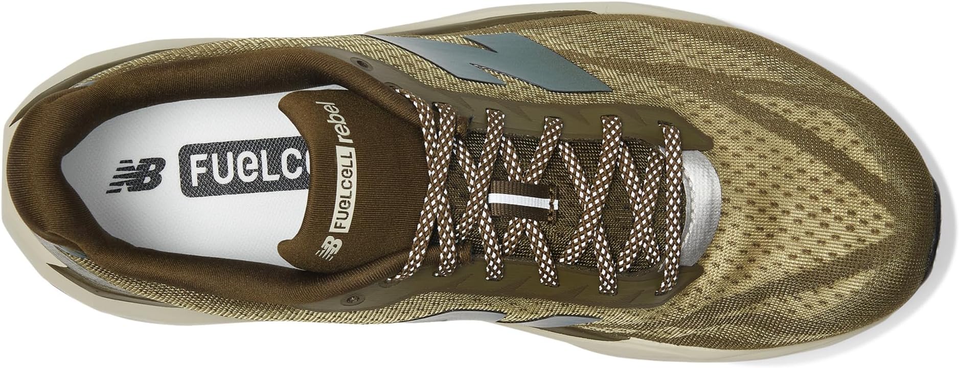 Кроссовки New Balance Men's FuelCell Rebel v5, Woodland/Shipyard/Silver Metallic — фото 2