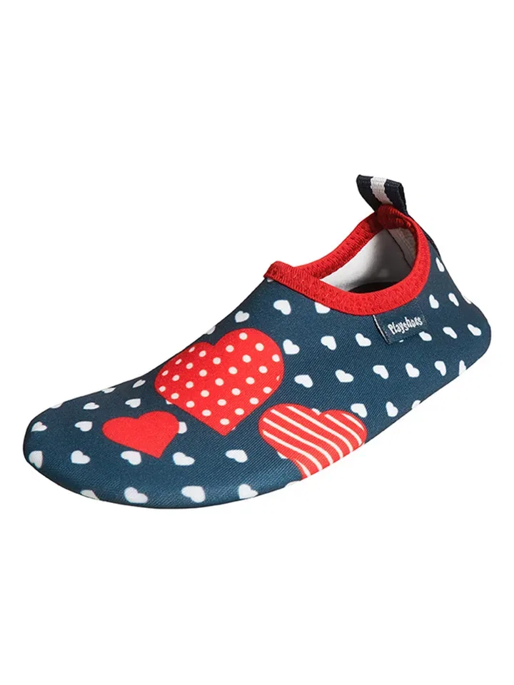 Тапочки для купания с UV-защитой 50+, Playshoes, темно-синий/разноцветный