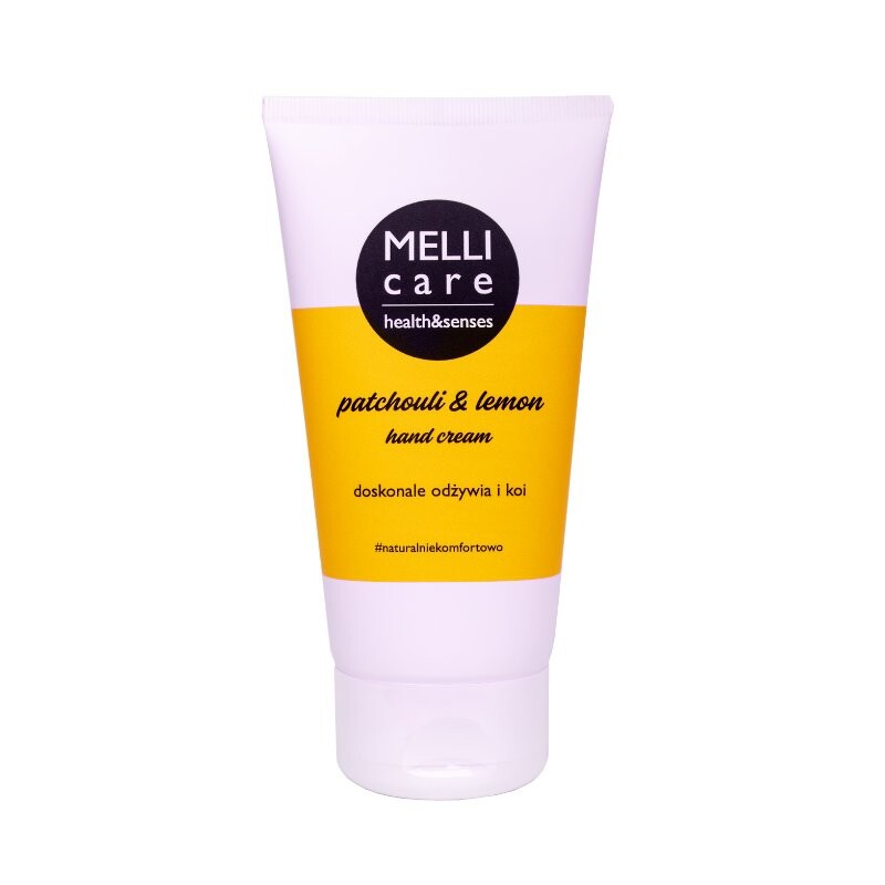 

Mellicare Patchouli & Lemon Hand Cream, Питательный и успокаивающий крем для рук, 150 мл