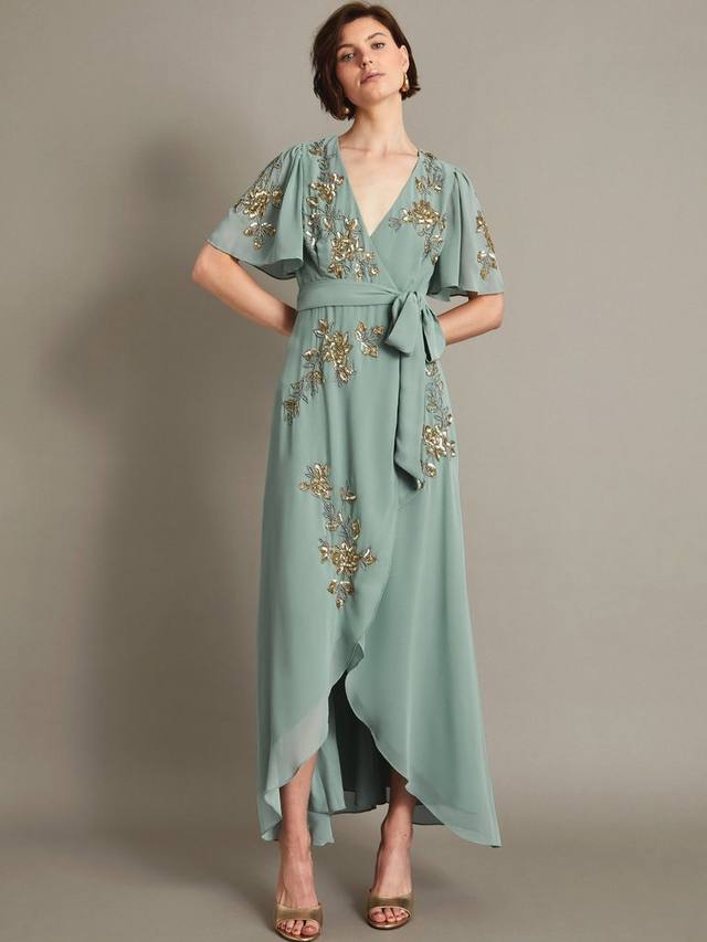 

Платье с запахом Monsoon, цвет Sage