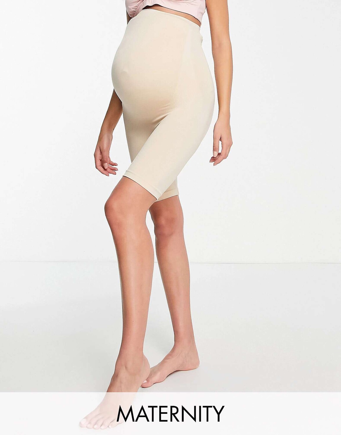 

Бежевые корректирующие шорты Mamalicious Maternity Mama.licious