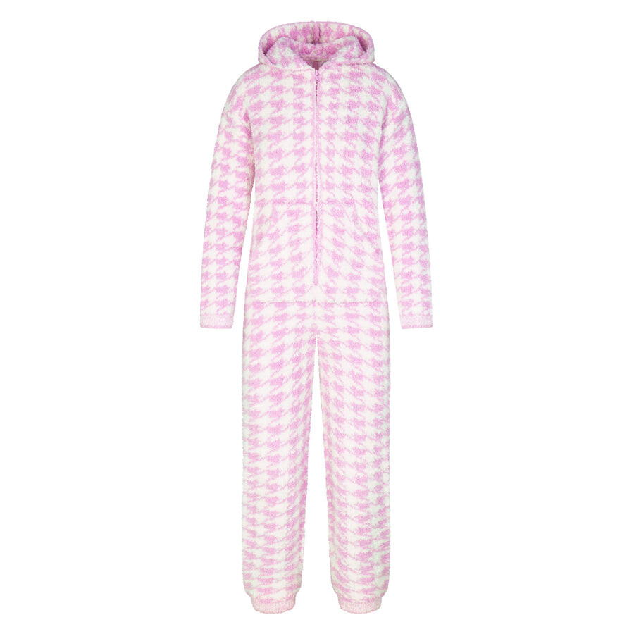 

Вязаный комбинезон унисекс SKIMS Cozy, цвет Petal Houndstooth