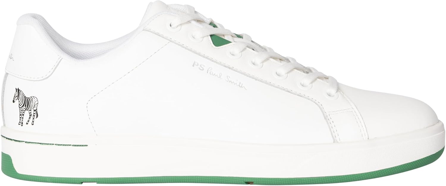 

Мужские кожаные кроссовки Paul Smith 'Albany' с зеленой подошвой