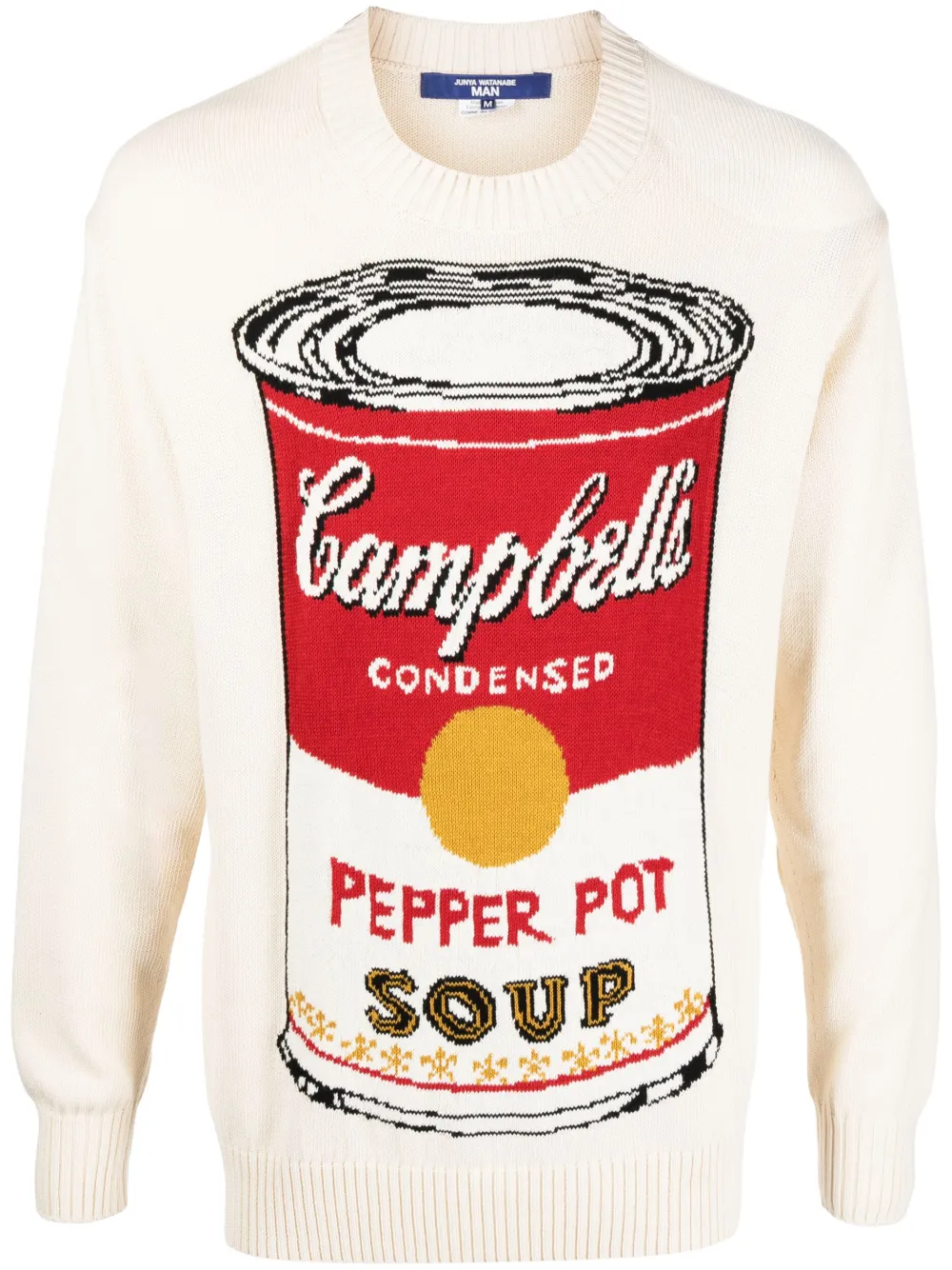 

Джемпер из коллаборации с Andy Warhol Junya Watanabe MAN, нейтральный