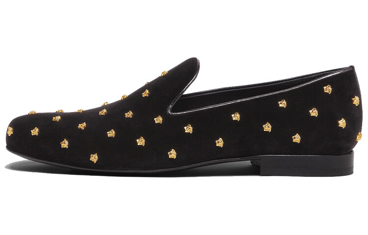 

Мужские туфли Versace, черно-золотой