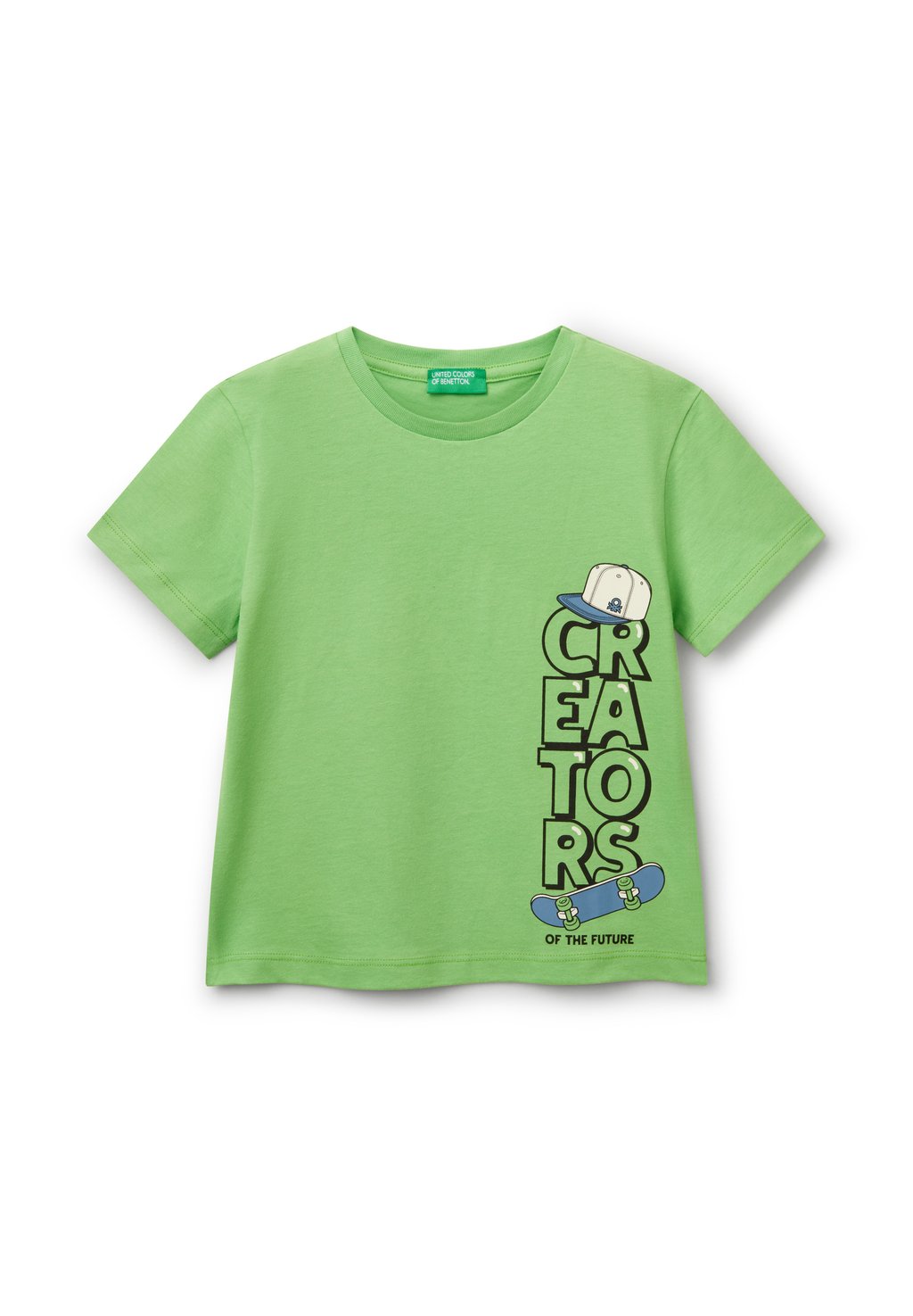 

Футболка с принтом United Colors of Benetton, зеленый