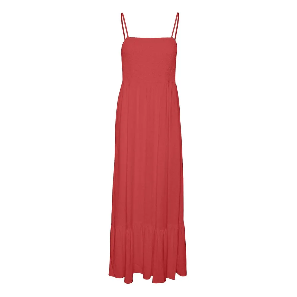 

Платье Vero Moda Easy Joy Smock long, красный