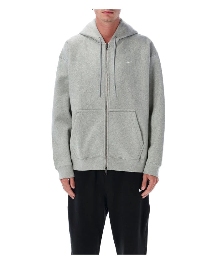 

Худи Solo Swoosh на молнии Nike, серый