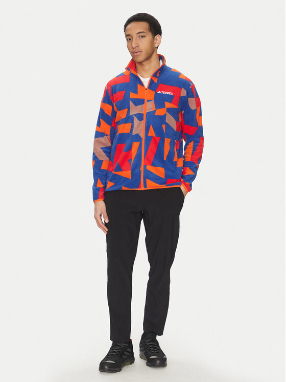 Флисовая куртка стандартный крой Terrex Multi Printed JE3917 Adidas, мультиколор — фото 2
