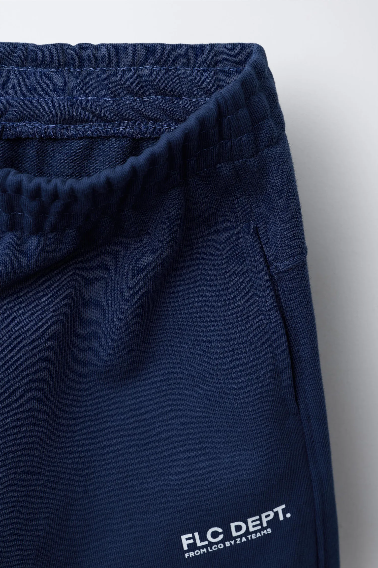 Спортивные штаны с текстовым принтом Zara, синий — фото 3