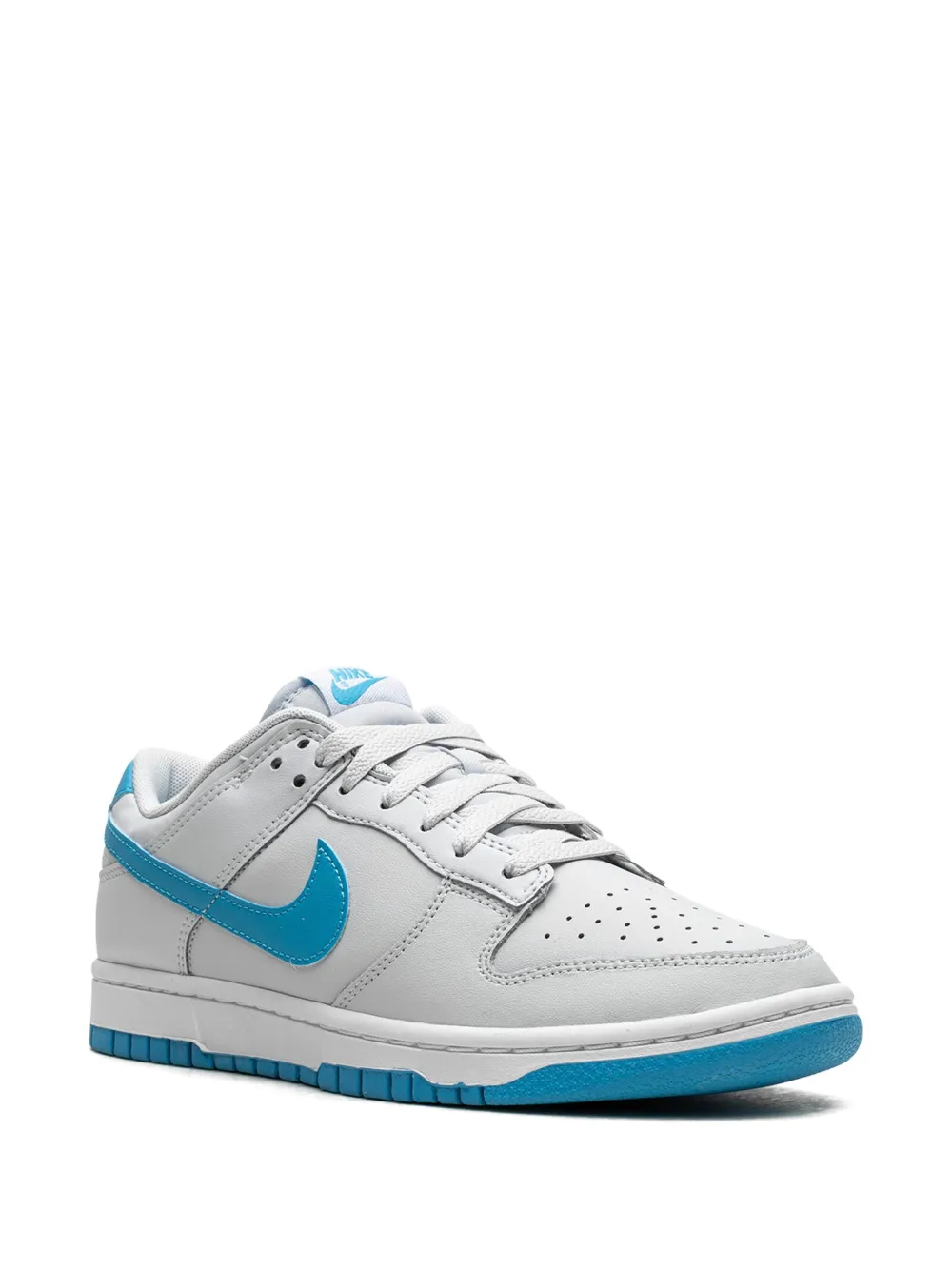 Кроссовки Dunk Low Pure Platinum/Blue Lightning Nike, серый — фото 2