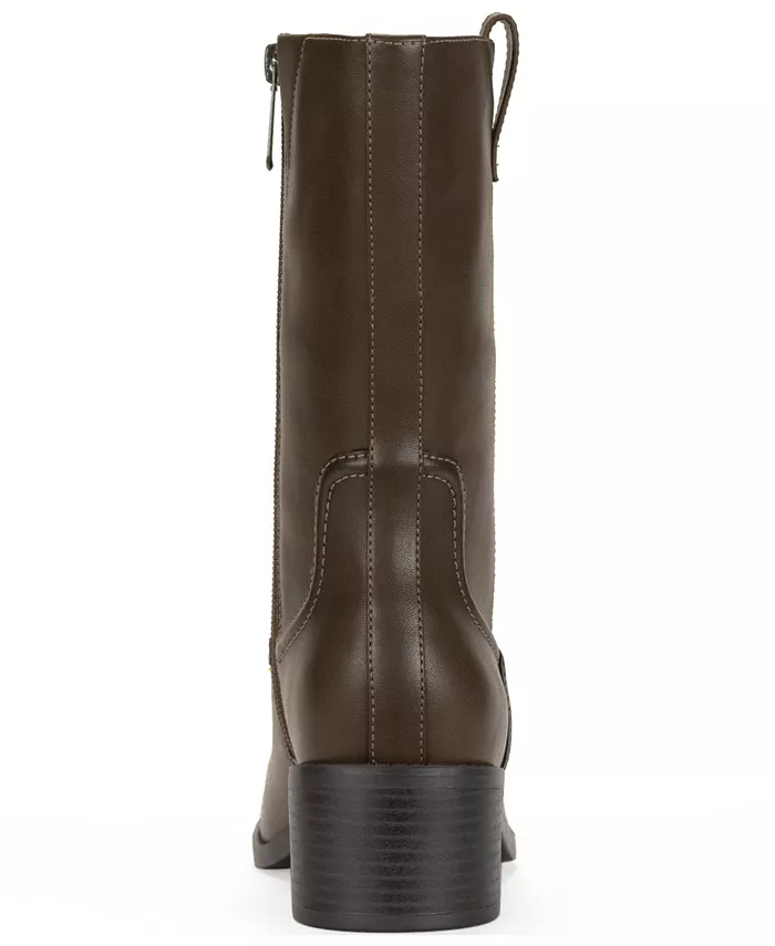 Женские сапоги Inezz Mid Shaft из искусственной кожи Style & Co, коричневый — фото 3