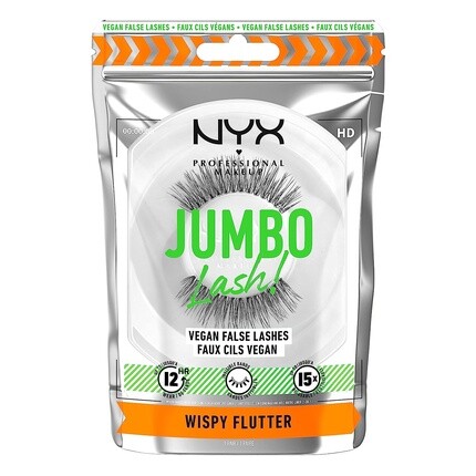 

Накладные ресницы Jumbo Lash Vegan, тонкие развевающиеся, носятся до 12 часов, многоразовые, Nyx Professional Makeup