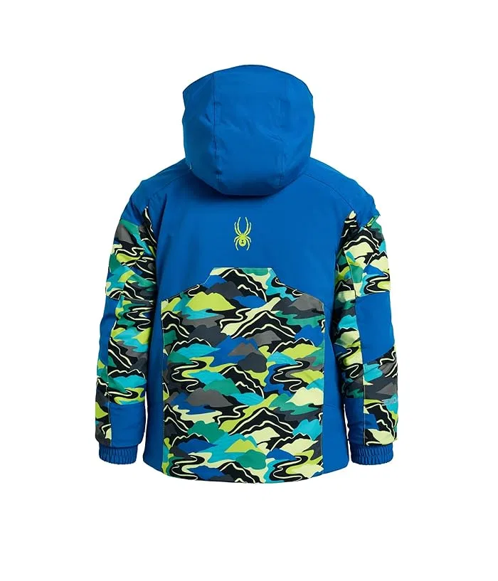 Куртка утепленная Leader Jacket Spyder Kids, Cobalt Mountain Clouds — фото 2