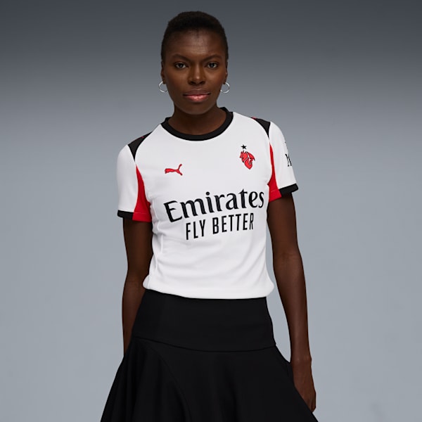 

Женская футбольная майка Ac Milan 25/26 Away Replica Puma, белый