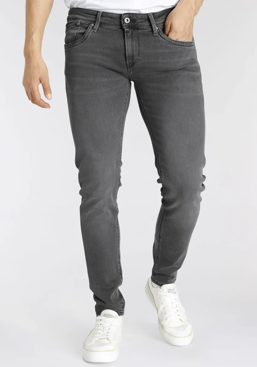 

Джинсы узкого кроя Pepe Jeans "Hatch", серый