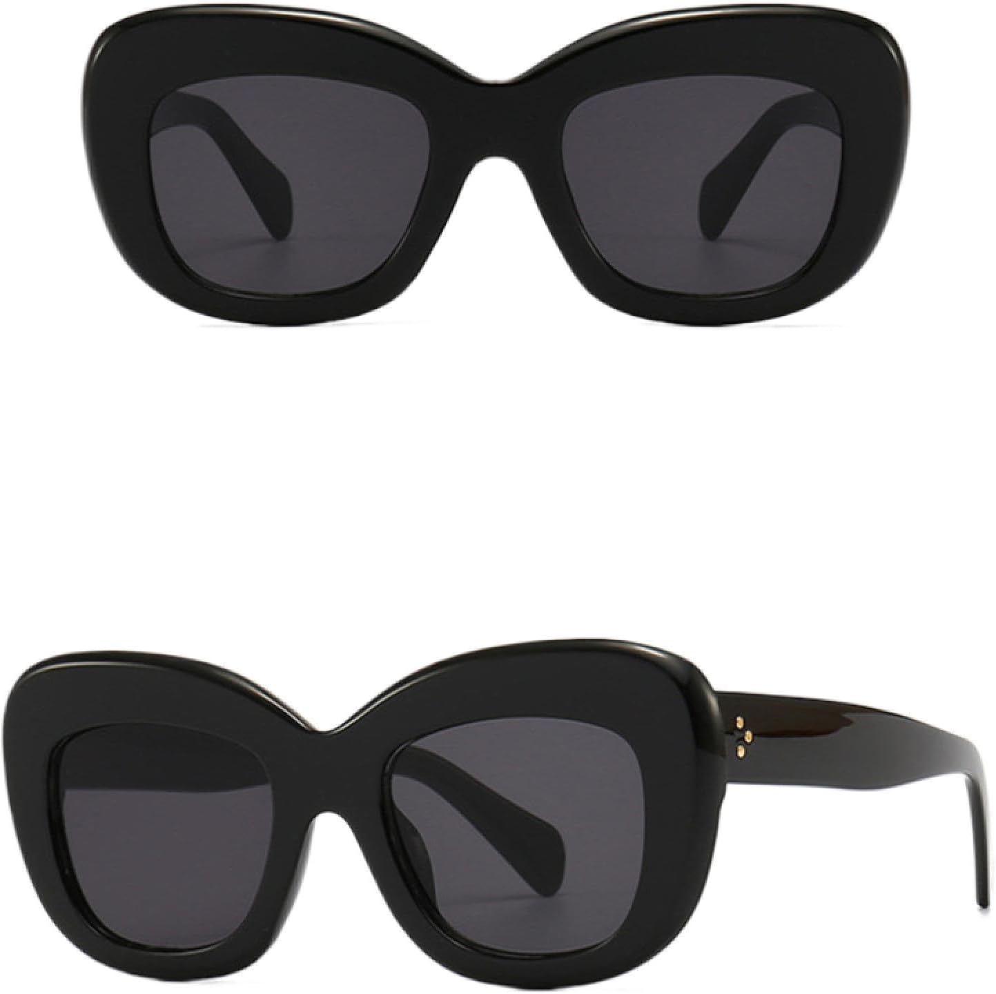 

Солнцезащитные очки с защитой от УФ-излучения UV400 | Увеличенные заклепки "кошачий глаз" | Для женщин и мужчин, для занятий спортом на открытом воздухе и вождения DSVIGF, 06