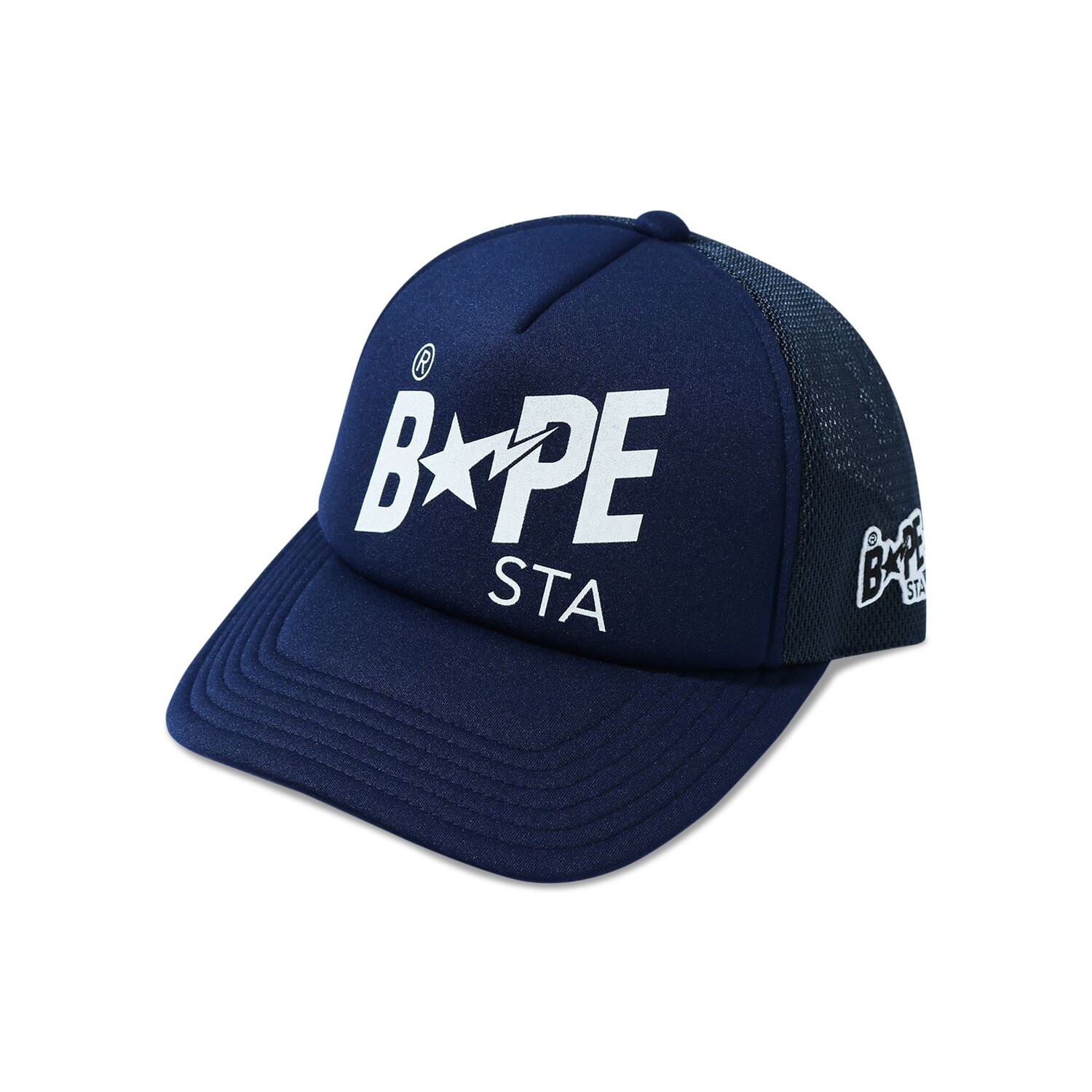 

Сетчатая кепка BAPE Sta, темно-синяя