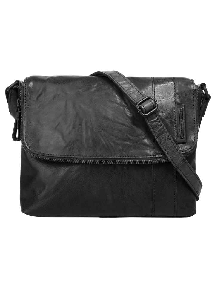 

Сумка через плечо SPIKES & SPARROW, черный