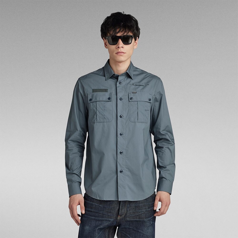 

Рубашка G-Star Police Regular Fit, серый