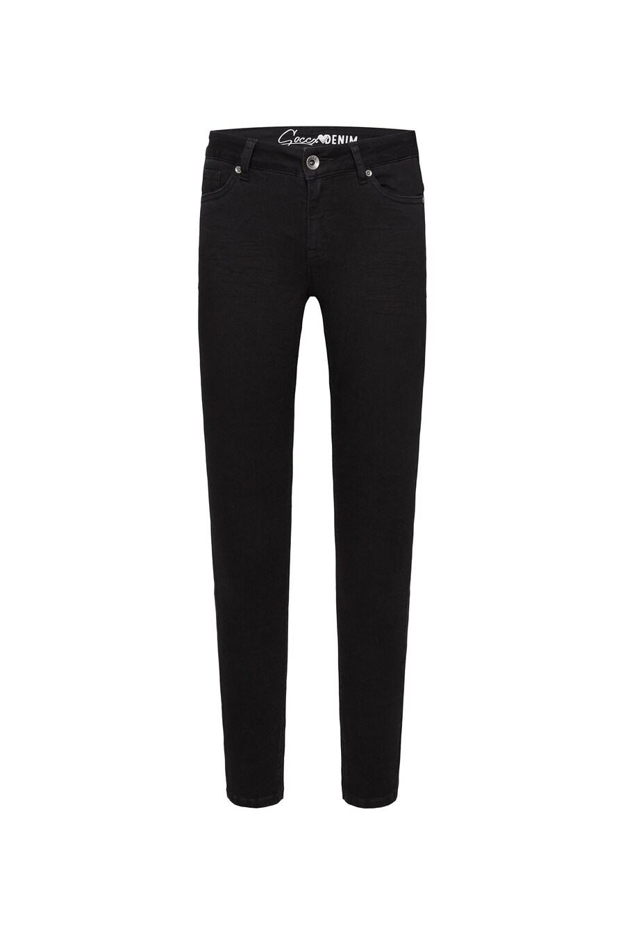 

Узкие джинсы Soccx Pu:sh, черный деним