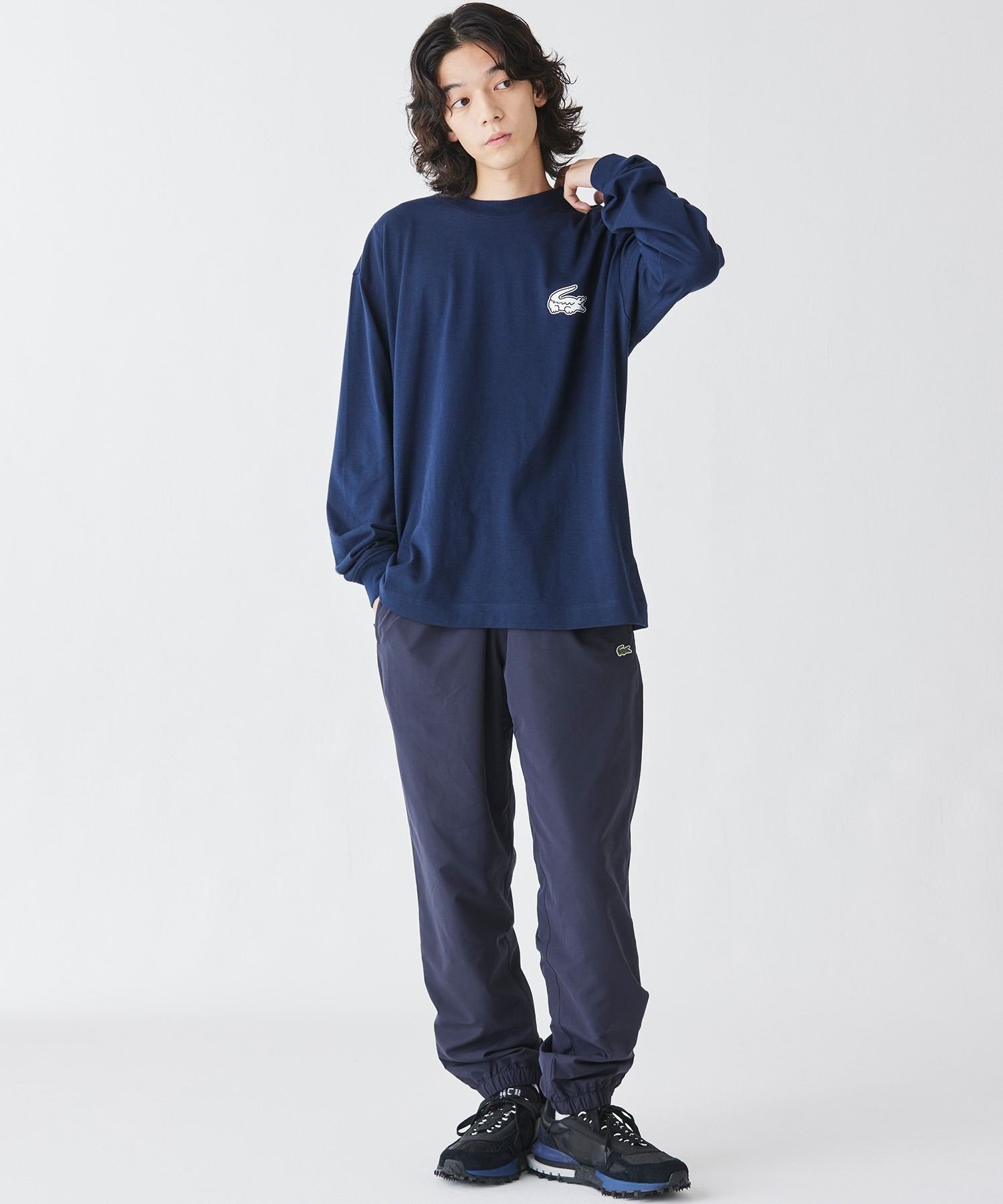 Мужские кроссовки ELITE ACTIVE 223 2 SMA LACOSTE, Black x Navy — фото 4