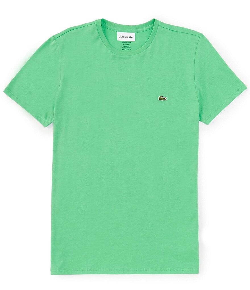 

Футболка Lacoste Pima из хлопкового джерси с короткими рукавами, зеленый