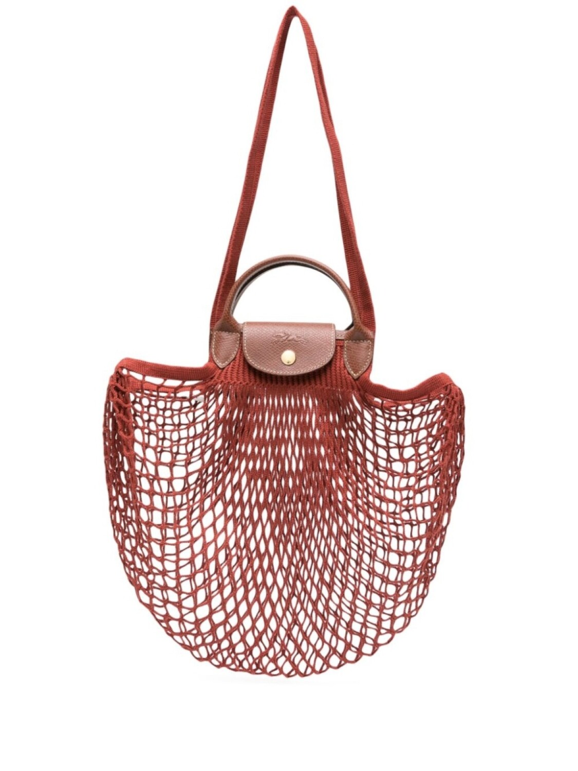 

Longchamp большая сумка Le Pliage Filet Mesh, оранжевый