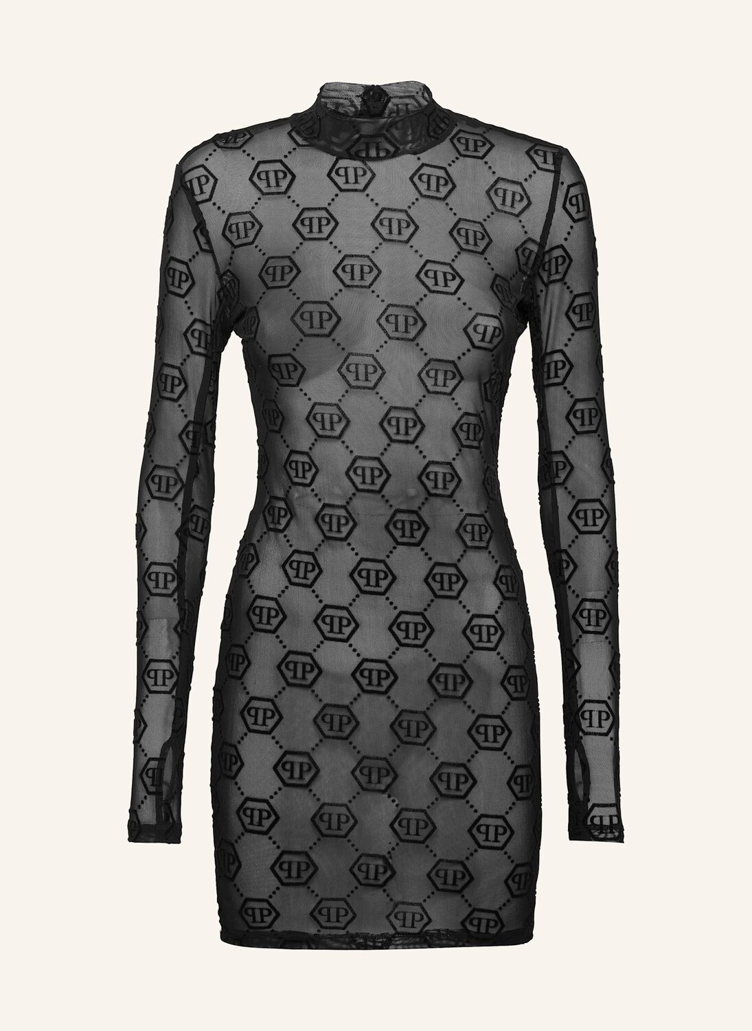 

Мини-платье монограмма PHILIPP PLEIN, черный
