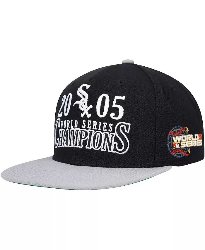 

Мужская черная кепка Chicago White Sox World Series Champs Snapback Mitchell & Ness, черный