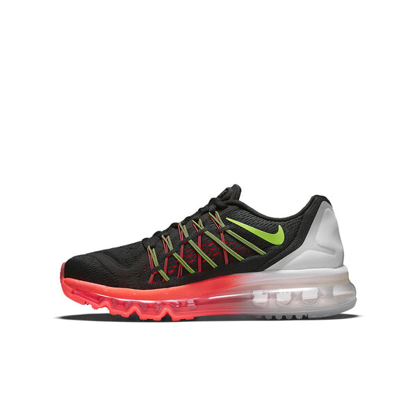 Кроссовки air max 2015 'black neon green orange' Nike, черный — фото 2