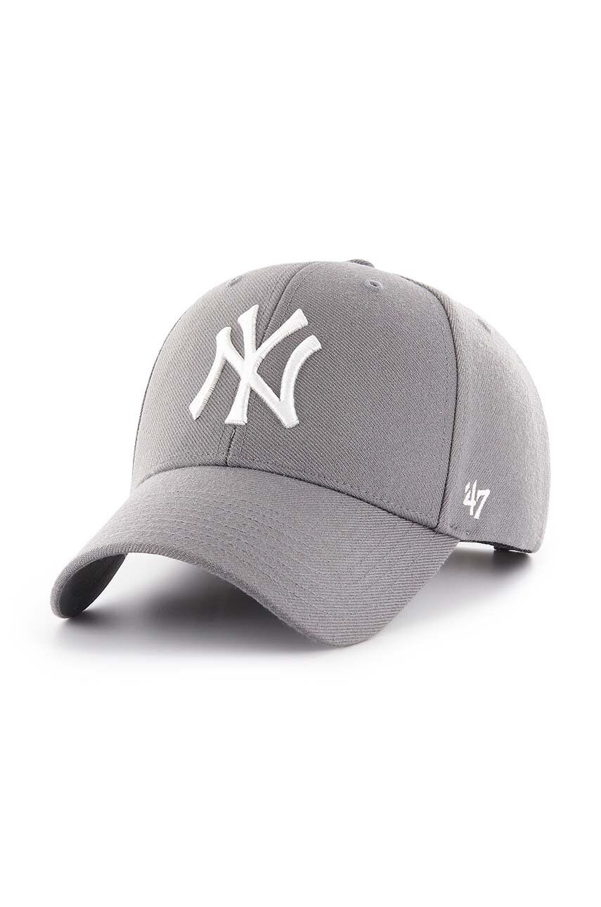 

Бейсбольная кепка MLB New York Yankees 47 brand, серый