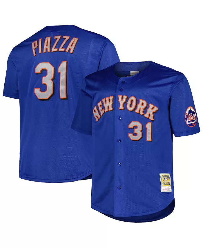 

Мужская тренировочная бейсбольная майка Mike Royal New York Mets Big Tall Cooperstown Collection с сетчатыми вставками Mitchell & Ness