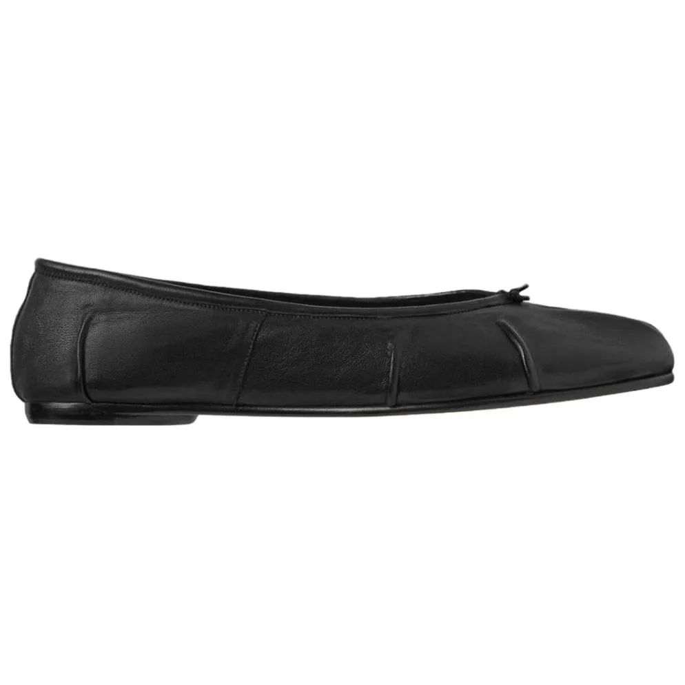 Maison Margiela Tabi Sheepskin Casual Leather Shoes мужские Black — фото 3