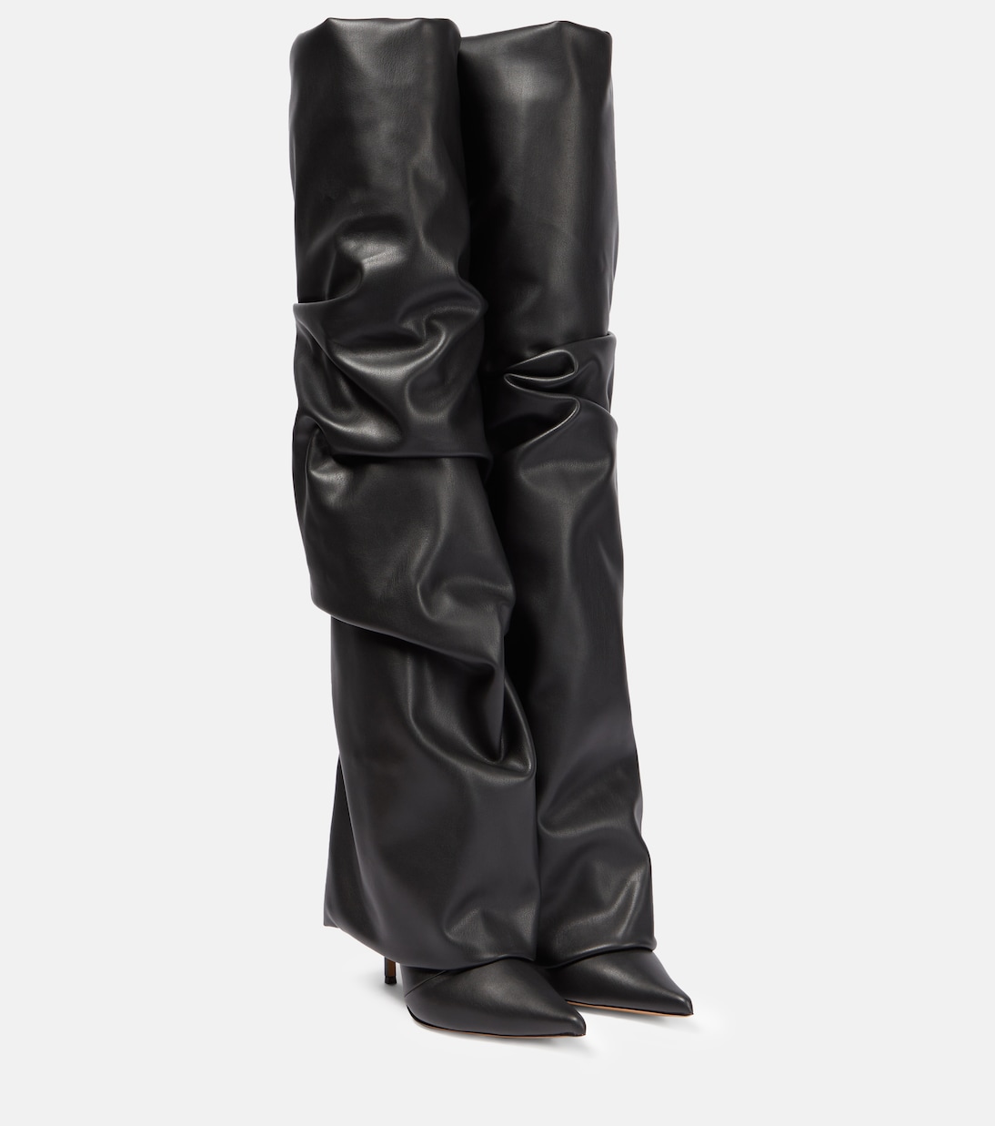 Ботинки из искусственной кожи Alexandre Vauthier, черный