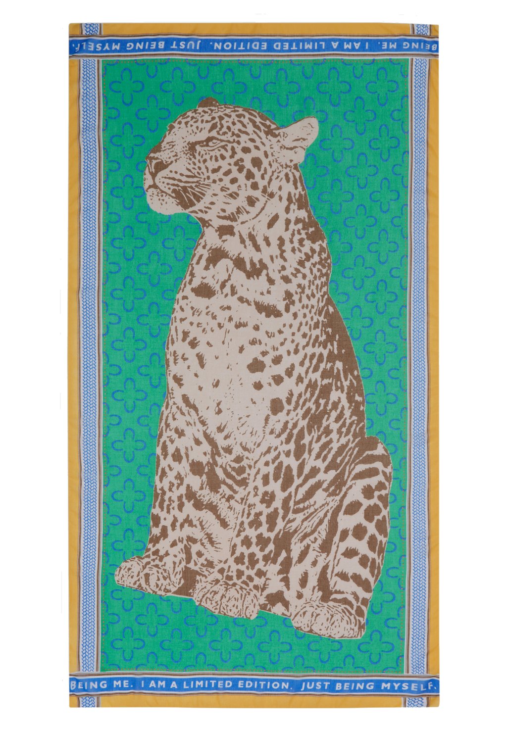 

Шарф NACHHALTIGER LOGO-MIT DEKORATIVEM XL-LEO Codello, зеленый