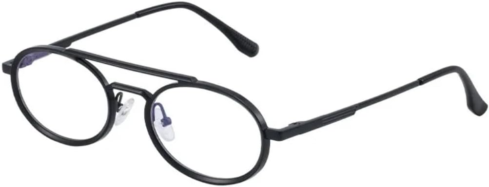 

Маленькие овальные солнцезащитные очки в стиле стимпанк с металлической оправой для женщин, роскошные винтажные очки с двойной дужкой, классические круглые очки в стиле панк VFDHN, C2blackwhite