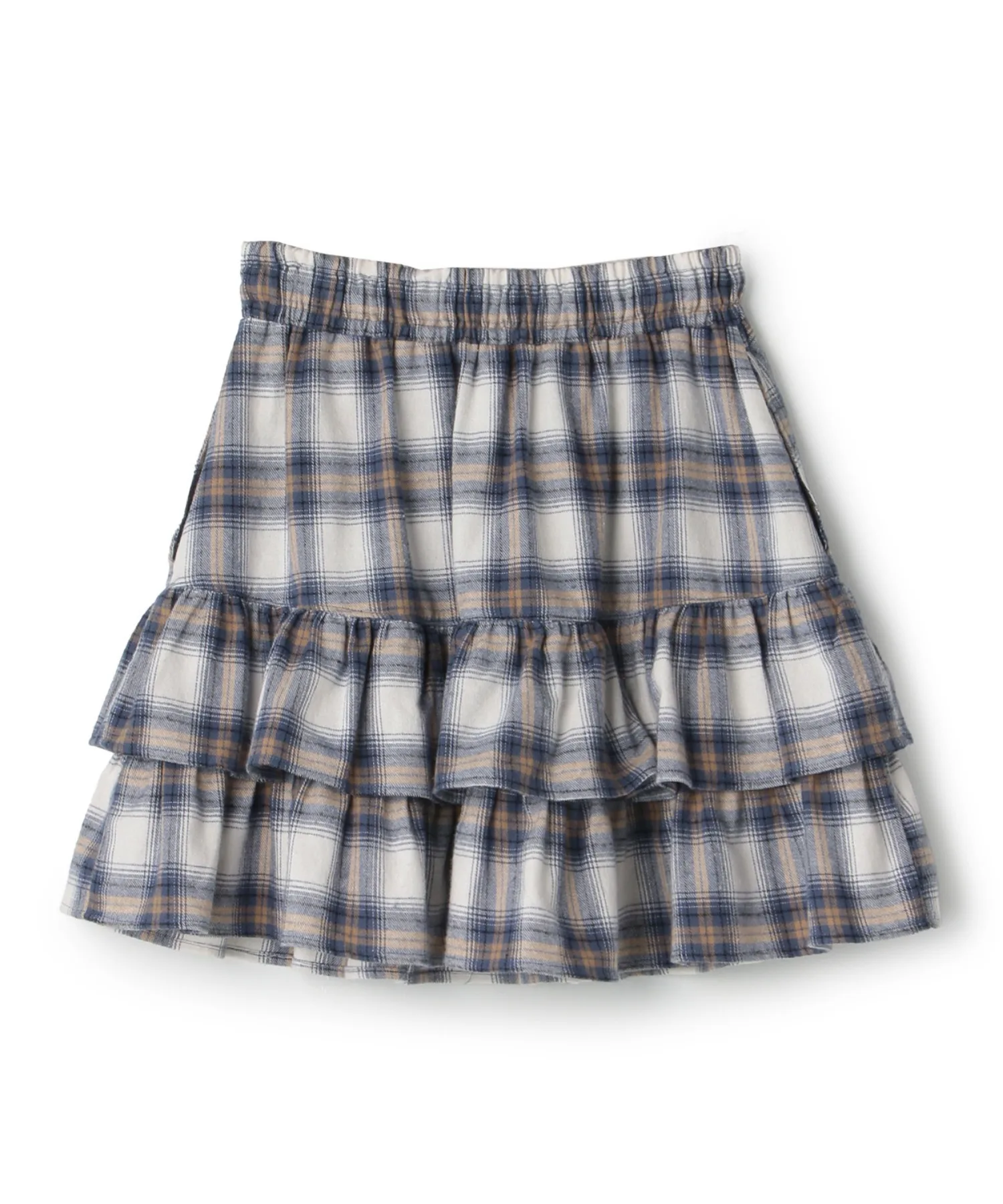 Детская юбка с оборками и шортами Pom Ponette Junior серо-голубая — фото 3